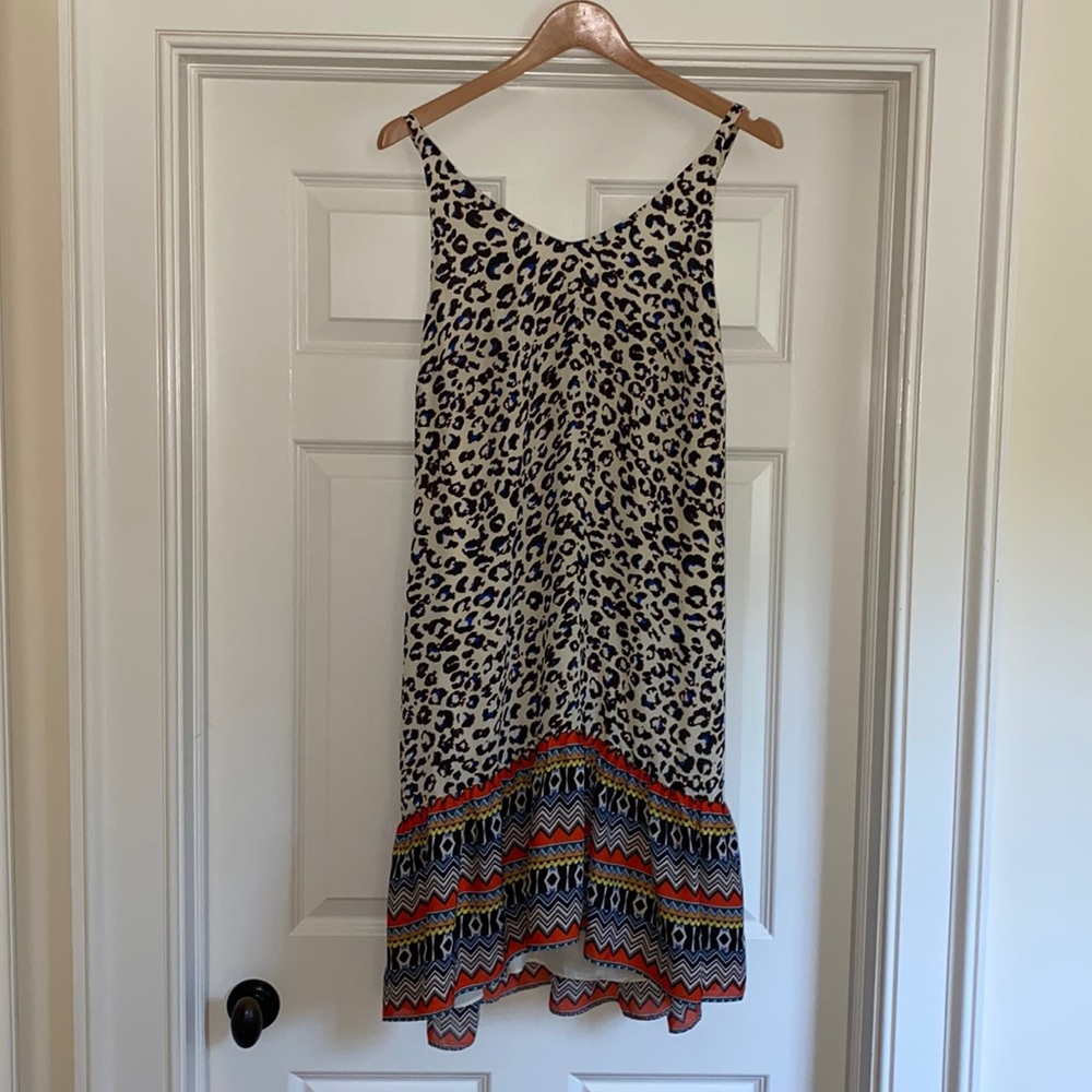 Cabi Safari Multi Patterned Dress